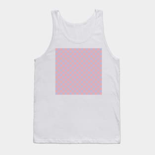 Wonky Checkerboard, Pink and Lavender Tank Top